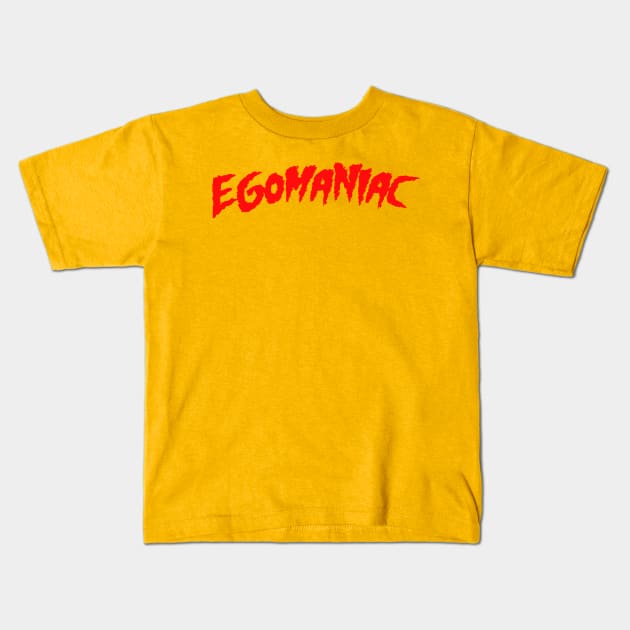 EGO Pro Wrestling - EGOManiac Kids T-Shirt by egoprowrestling